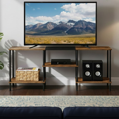 YAKOVA Brown 45" Wide x 19" Height TV Stand (RTA)