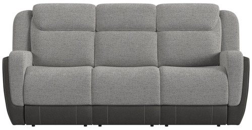 NOUR Gray Fabric Reclining Sofa 