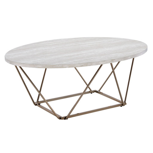 Rowyn - Faux Marble Top Table