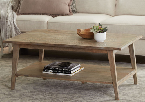 MADDEN Natural 47" x 28" Coffee Table