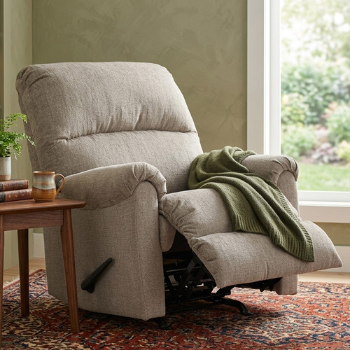 MATHEW Taupe 33" Wide x 42" Height Rocker Recliner Chair