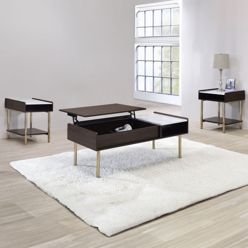 Carrie - 3 Piece Table Set - Brown