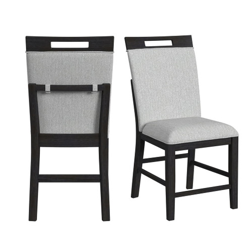 Transcend - Counter Side Chair (Set of 2) - Charcoal