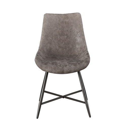 Ramona - PU Side Chair - Brown