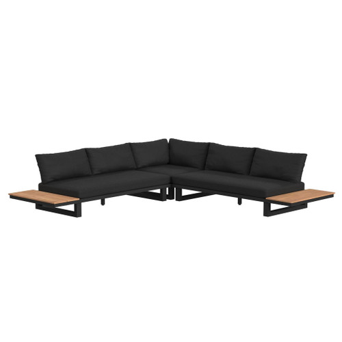 Cabana - Three Piece Outdoor Living Set - Black