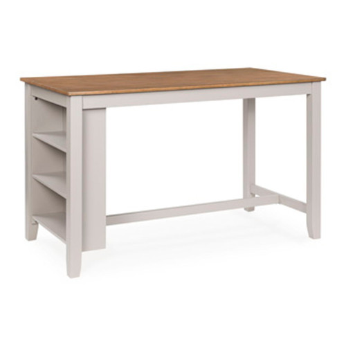 Harperfeld - Rectangular Dining Room Counter Table - Natural / Gray
