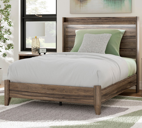 APTON Brown 52" Height Lighted Bed