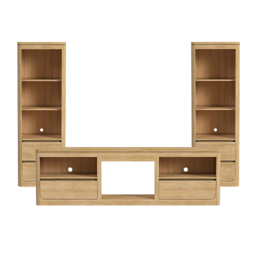 Rosalie - 3 Piece Entertainment Unit With 82" TV Console