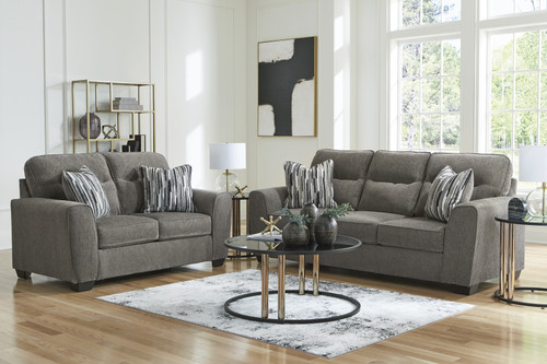 HARRISON Gray Sofa & Loveseat