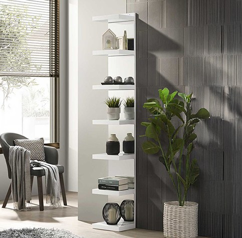 MILO White Shelf Rack 