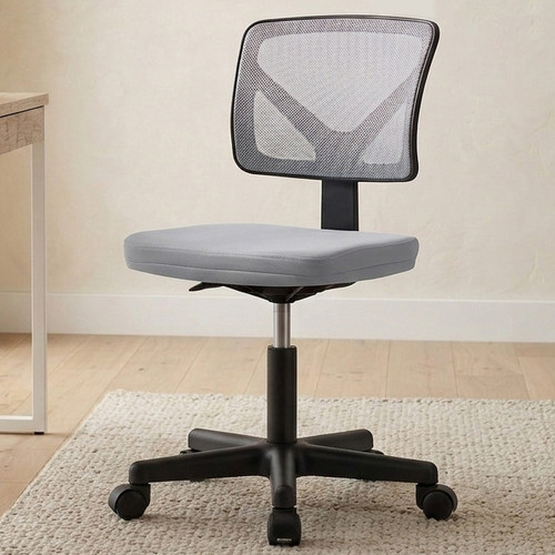 VIMOSE Light Gray 18" Wide Office Chair
