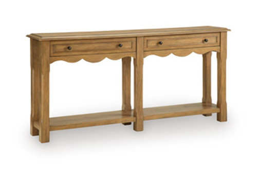 Whitmund - Console Sofa Table - Light Brown