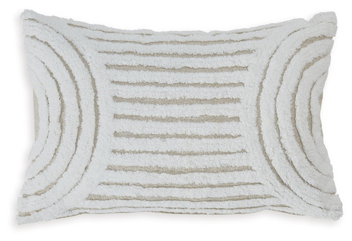 Farissen - Pillow (Set of 4) - White / Tan