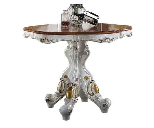 Picardy - Counter Height Table - Antique Pearl & Cherry Oak