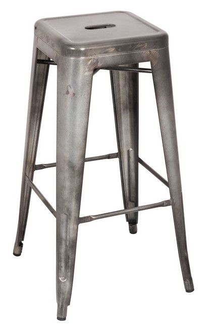Kiara - Stool (Set of 2) - Antique Silver