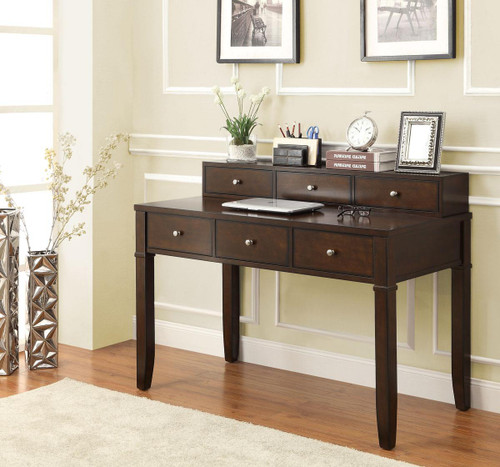 PAISLEY 24'' Wide Walnut Brown Writing Desk