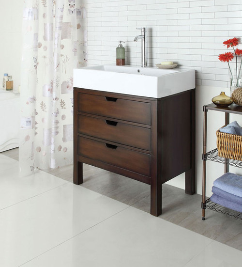 Marcelo Cherry Finish Sink