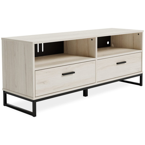 Socalle - Light Natural - Medium TV Stand - Vinyl-Wrapped