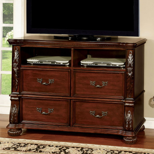 Arthur - Media Chest - Brown Cherry