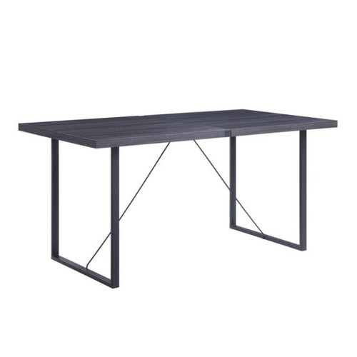 Nakula - Dining Table - Gray Oak & Black