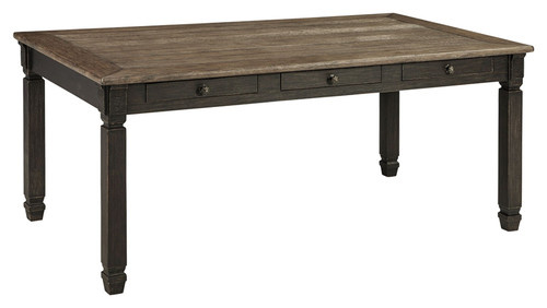 Tyler - Black / Gray - Rectangular Dining Room Table