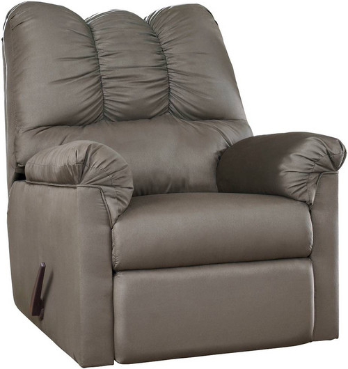 EDELINE Gray 34" Wide Rocker Recliner