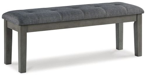 Hallanden - Large UPH Dining Room Bench - Black / Gray