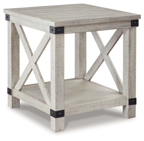 Carynhurst - Rectangular End Table - Whitewash