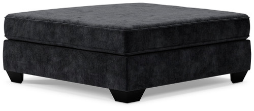 Lavernett - Oversized Accent Ottoman - Charcoal