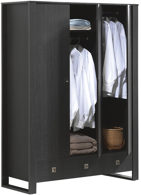 TUX Espresso 53" Wide Wardrobe