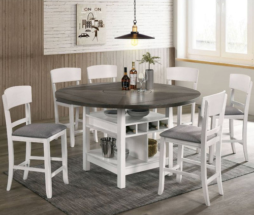 ARCTON Chalk 5 Piece Counter Height Set