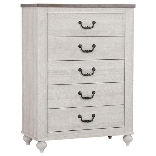 Stillwood - 5-Drawer Chest - Vintage Linen