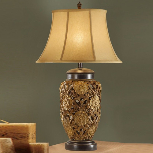 Blossoms Bronze 33" Height Table Lamp