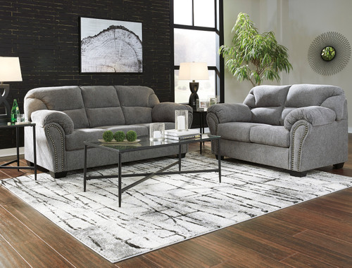 IGNAZIO Gray Sofa & Loveseat