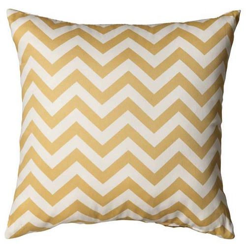 Zags Yellow Accent Pillow (Set of 2)