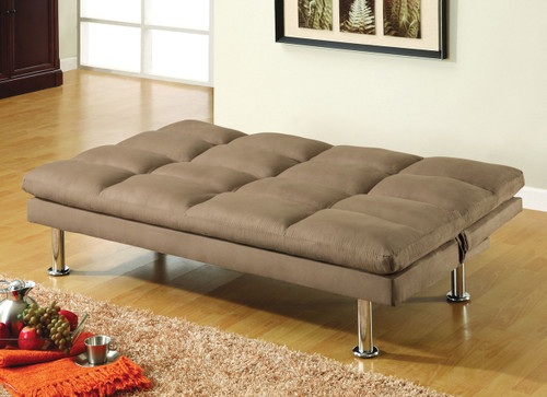 ILEAN Light Brown 67" Wide Sofa Bed