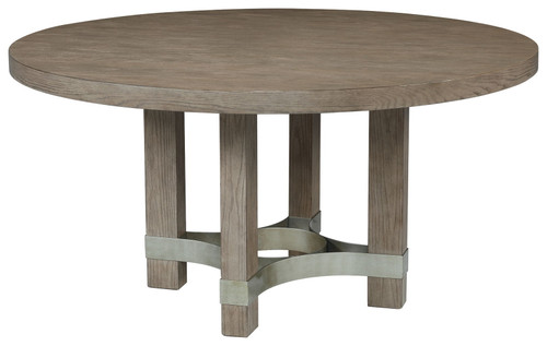 Chrestner - Gray - Round Dining Room Table