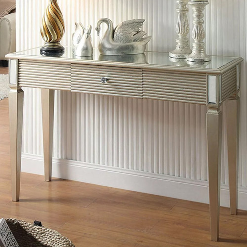 DAKOTA Silver 47" Wide Console Table