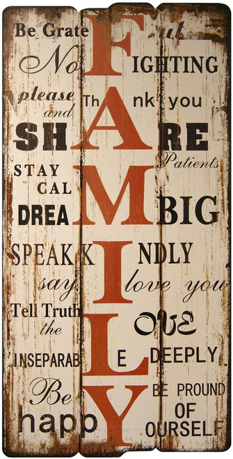 FAMILY 32" Height Wall Art