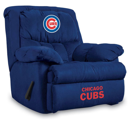 Chicago Cubs Blue Microfiber Recliner