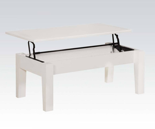 Colbie White Lift Top Coffee Table 