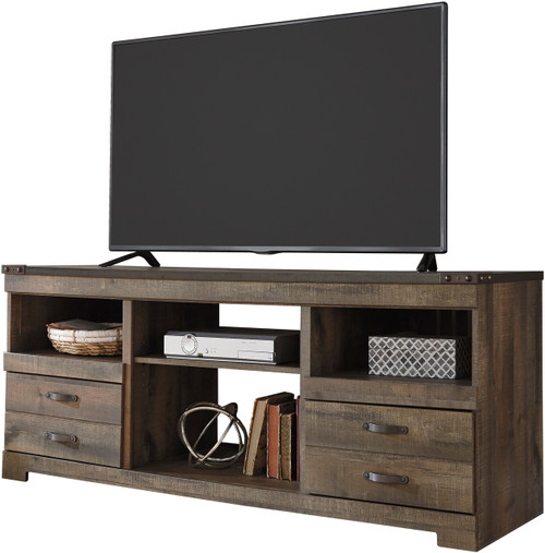 BENNI Rustic Brown 63" Wide TV Stand