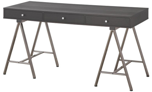 CAIN 58'' Wide Black & Gray Desk