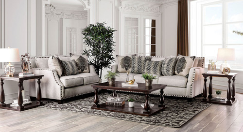 ADORJAN Beige Sofa & Loveseat