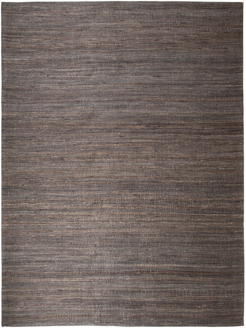 Handwoven Dark Gray 5' x 8' Rug