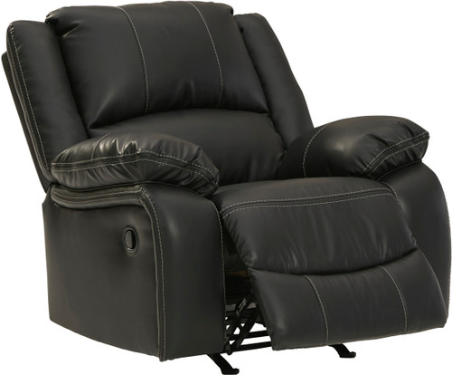 MEITE Black 42" Wide Rocker Recliner