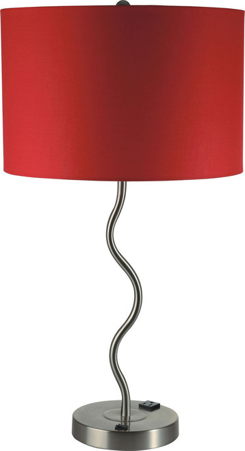 Kipling Red 28"H Table Lamp