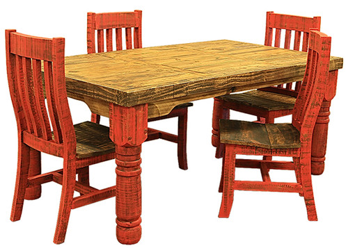 Provencia Red 7 Piece Dining Set