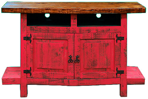 Provencia Red Rustic TV Stand