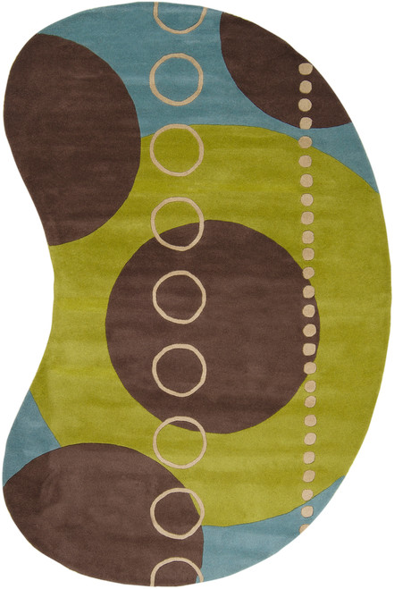 Seminole 6' x 9' Kidney Area Rug